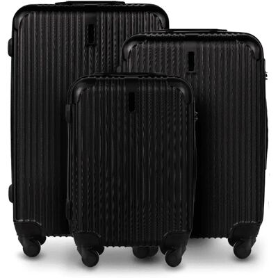 Valise Wings Egret 2.0 (x3) Noir TU - Publicité Valise Wings Egret 2.0 (x3) Noir TU - Publicité