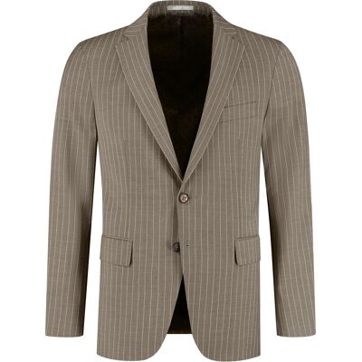 Blazer Michael Kors Stripe Travel Marron 52 - Publicité Blazer Michael Kors Stripe Travel Marron 52 - Publicité