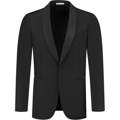 Blazer Michael Kors Tuxedo Shawl Noir 98 - Publicité Blazer Michael Kors Tuxedo Shawl Noir 98 - Publicité