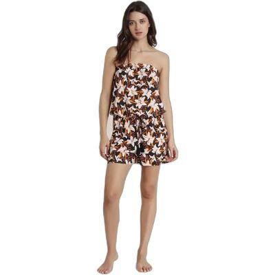 Combinaison sans bretelles femme Admas Sunset Jungle Noir L - Publicité Combinaison sans bretelles femme Admas Sunset Jungle Noir L - Publicité