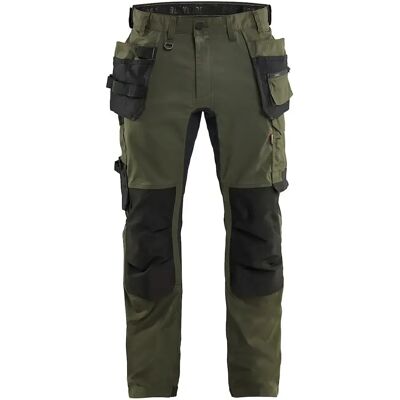 Pantalon cargo avec poches flottantes Blaklader Stretch 2D Vert 40 - Publicité Pantalon cargo avec poches flottantes Blaklader Stretch 2D Vert 40 - Publicité