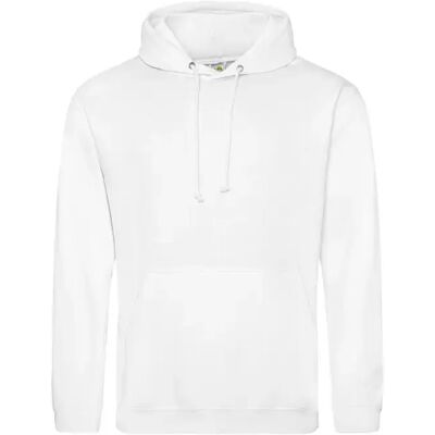 Sweatshirt à capuche Just Hoods College Blanc XS - Publicité Sweatshirt à capuche Just Hoods College Blanc XS - Publicité