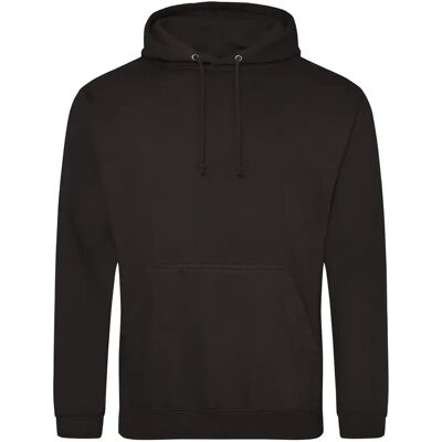 Sweatshirt à capuche Just Hoods College Noir XL - Publicité Sweatshirt à capuche Just Hoods College Noir XL - Publicité