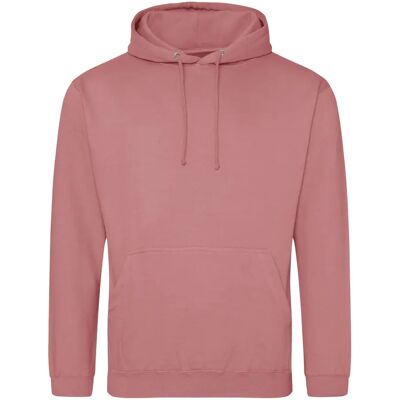 Sweatshirt à capuche Just Hoods College Rose XS - Publicité Sweatshirt à capuche Just Hoods College Rose XS - Publicité