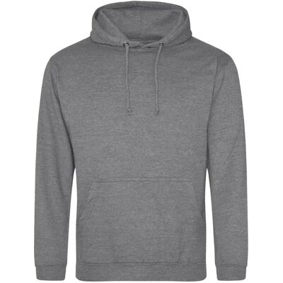 Sweatshirt à capuche Just Hoods College Gris L - Publicité Sweatshirt à capuche Just Hoods College Gris L - Publicité