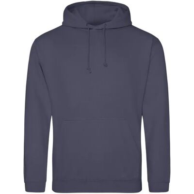 Sweatshirt à capuche Just Hoods College Gris L - Publicité Sweatshirt à capuche Just Hoods College Gris L - Publicité