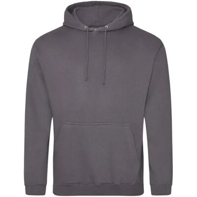 Sweatshirt à capuche Just Hoods College Gris L - Publicité Sweatshirt à capuche Just Hoods College Gris L - Publicité