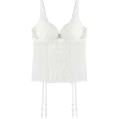 Corset femme Pomm'Poire Innocente Blanc 85C - Publicité Corset femme Pomm'Poire Innocente Blanc 85C - Publicité