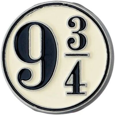 Badge The Carat Shop Harry Potter Platform 9 Gris 11x6x1 cm - Publicité Badge The Carat Shop Harry Potter Platform 9 Gris 11x6x1 cm - Publicité