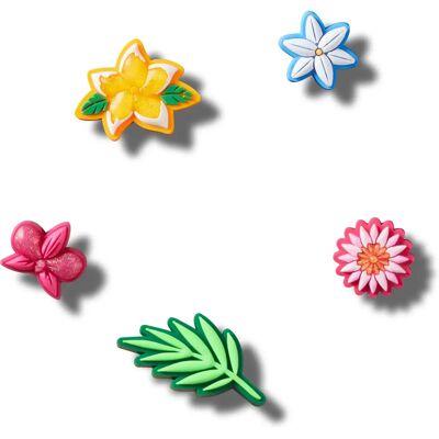 Jibbitz Crocs Tropical Flower Bunch (x5) Vert TU - Publicité Jibbitz Crocs Tropical Flower Bunch (x5) Vert TU - Publicité
