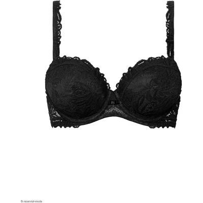 Soutien-gorge préformé femme Lisca Tiara F à G Noir 95F - Publicité Soutien-gorge préformé femme Lisca Tiara F à G Noir 95F - Publicité