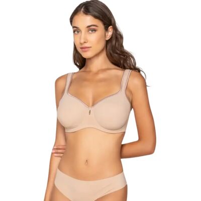 Soutien-gorge minimiseur balconnet femme Luna Secret Sense Marron 105C - Publicité Soutien-gorge minimiseur balconnet femme Luna Secret Sense Marron 105C - Publicité