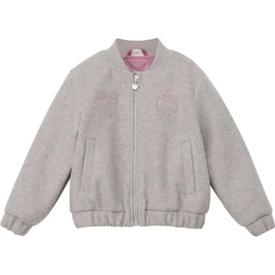 Veste teddy avec broderie devant et au dos fille s.Oliver Gris 9 ans - Publicité Veste teddy avec broderie devant et au dos fille s.Oliver Gris 9 ans - Publicité