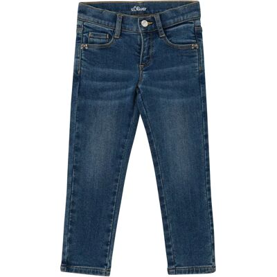 Jeans Slim Fit Mid Rise Slim Leg intérieur doux et chaud fille s.Oliver Kathy Bleu 5 ans - Publicité Jeans Slim Fit Mid Rise Slim Leg intérieur doux et chaud fille s.Oliver Kathy Bleu 5 ans - Publicité