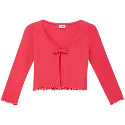 Veste d'intérieur Regular Fit avec lien à nouer fille s.Oliver Rouge 6/7 ans - Publicité Veste d'intérieur Regular Fit avec lien à nouer fille s.Oliver Rouge 6/7 ans - Publicité