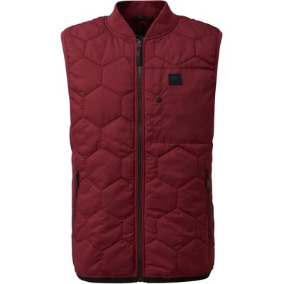 Gilet outdoor matelassé avec patch logo s.Oliver Rouge 2XL - Publicité Gilet outdoor matelassé avec patch logo s.Oliver Rouge 2XL - Publicité