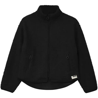 Veste d'intérieur en polaire peluche avec passepoils et poches zippées enfant s.Oliver Noir 9/10 ans - Publicité Veste d'intérieur en polaire peluche avec passepoils et poches zippées enfant s.Oliver Noir 9/10 ans - Publicité