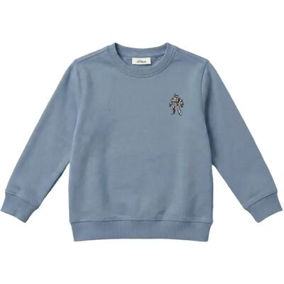 Sweatshirt col rond à imprimé magique avec broderie - intérieur gratté enfant s.Oliver Bleu 8/9 ans - Publicité Sweatshirt col rond à imprimé magique avec broderie - intérieur gratté enfant s.Oliver Bleu 8/9 ans - Publicité