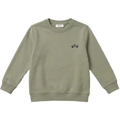 Sweatshirt col rond à imprimé magique avec broderie - intérieur gratté enfant s.Oliver Vert 2/3 ans - Publicité Sweatshirt col rond à imprimé magique avec broderie - intérieur gratté enfant s.Oliver Vert 2/3 ans - Publicité