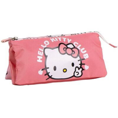 Trousse Cerda Hello Kitty triple pencil Rose 22,5x2x1 cm - Publicité Trousse Cerda Hello Kitty triple pencil Rose 22,5x2x1 cm - Publicité