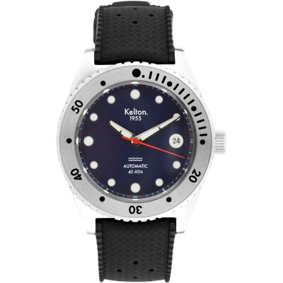 Montre de plongée Kelton 1955 40 ATM Tropic Bleu 39,5 mm - Publicité Montre de plongée Kelton 1955 40 ATM Tropic Bleu 39,5 mm - Publicité