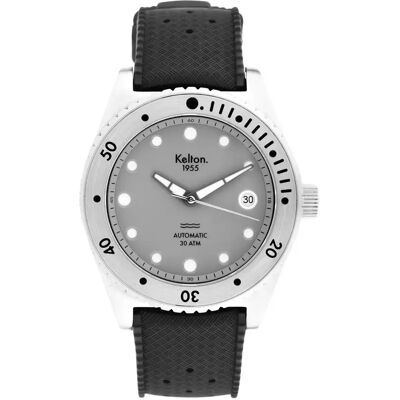 Montre de plongée Kelton 1955 ATM Tropic Gris 39,5 mm - Publicité Montre de plongée Kelton 1955 ATM Tropic Gris 39,5 mm - Publicité