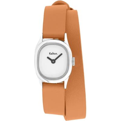Montre femme Kelton New Minicolo Marron 15/18 mm - Publicité Montre femme Kelton New Minicolo Marron 15/18 mm - Publicité