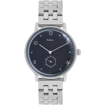 Montre Kelton Villa Argenté 38 mm - Publicité Montre Kelton Villa Argenté 38 mm - Publicité