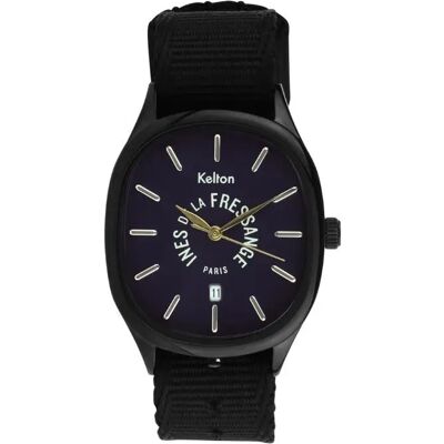 Montre Colorama Minuit Kelton x Ines de la Fressange Paris Noir TU - Publicité Montre Colorama Minuit Kelton x Ines de la Fressange Paris Noir TU - Publicité