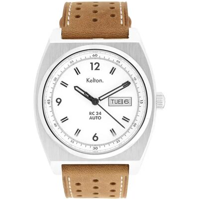 Montre automatique Kelton RC 24 Auto Blanc TU - Publicité Montre automatique Kelton RC 24 Auto Blanc TU - Publicité