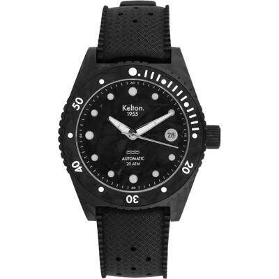Montre Kelton 1955 20 ATM Noir 39,5 mm - Publicité Montre Kelton 1955 20 ATM Noir 39,5 mm - Publicité