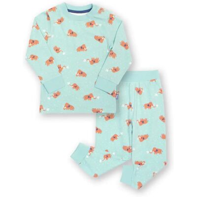 Pyjama bébé Kite Woolly and Dove Bleu 3 ans - Publicité Pyjama bébé Kite Woolly and Dove Bleu 3 ans - Publicité
