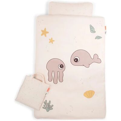 Parure de lit enfant Done by Deer Jelly & Wally Rose 100x140 cm / 40x45 cm - Publicité Parure de lit enfant Done by Deer Jelly & Wally Rose 100x140 cm / 40x45 cm - Publicité