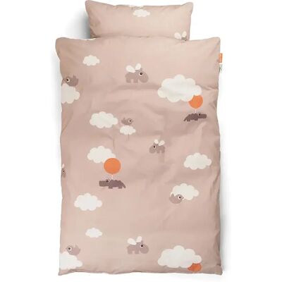 Parure de lit enfant Done by Deer Happy clouds Rose 100x130 cm / 38x55 cm - Publicité Parure de lit enfant Done by Deer Happy clouds Rose 100x130 cm / 38x55 cm - Publicité