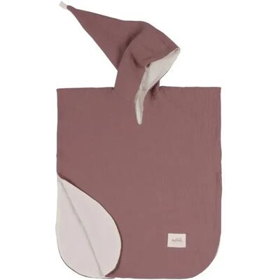 Poncho en mousseline recommandé pour 1-3 ans bébé Malomi Kids Violet S - Publicité Poncho en mousseline recommandé pour 1-3 ans bébé Malomi Kids Violet S - Publicité