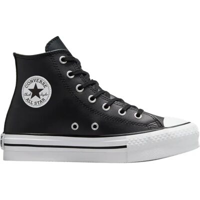 Baskets à plateforme montantes cuir enfant Converse Chuck Taylor All Star Noir 30 - Publicité Baskets à plateforme montantes cuir enfant Converse Chuck Taylor All Star Noir 30 - Publicité