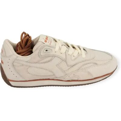 Baskets Diadora Equipe Revenge Dune Used Italia Blanc 41 - Publicité Baskets Diadora Equipe Revenge Dune Used Italia Blanc 41 - Publicité