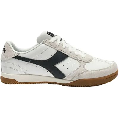 Baskets terrace cuir Diadora Seoul Indoor Blanc 40 - Publicité Baskets terrace cuir Diadora Seoul Indoor Blanc 40 - Publicité
