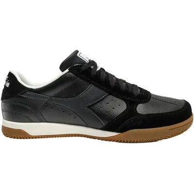 Baskets terrace cuir Diadora Seoul Indoor Noir 42 - Publicité Baskets terrace cuir Diadora Seoul Indoor Noir 42 - Publicité