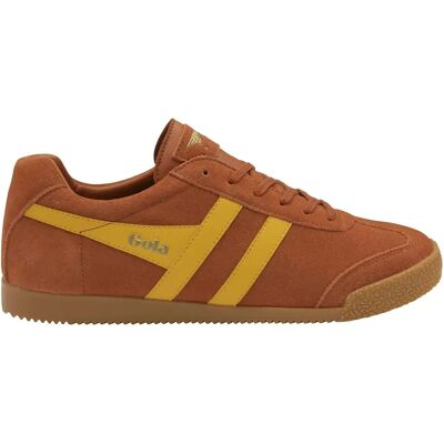 Baskets cuir Gola Harrier Orange 41 - Publicité Baskets cuir Gola Harrier Orange 41 - Publicité