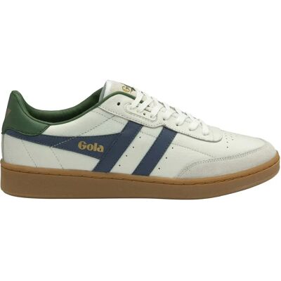 Baskets en cuir Gola Contact Leather Blanc 45 - Publicité Baskets en cuir Gola Contact Leather Blanc 45 - Publicité