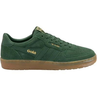 Baskets en daim Gola Hawk 86 Vert 46 - Publicité Baskets en daim Gola Hawk 86 Vert 46 - Publicité