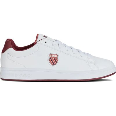 Baskets K-Swiss Court Shield Blanc 44,5 - Publicité Baskets K-Swiss Court Shield Blanc 44,5 - Publicité