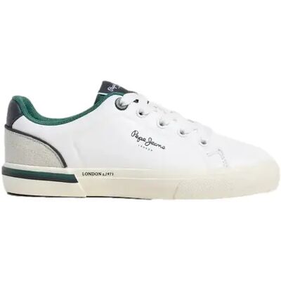 Baskets enfant Pepe Jeans Kenton Campus Blanc 34 - Publicité Baskets enfant Pepe Jeans Kenton Campus Blanc 34 - Publicité