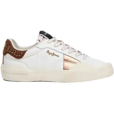 Baskets femme Pepe Jeans Milan Mix Beige 37 - Publicité Baskets femme Pepe Jeans Milan Mix Beige 37 - Publicité