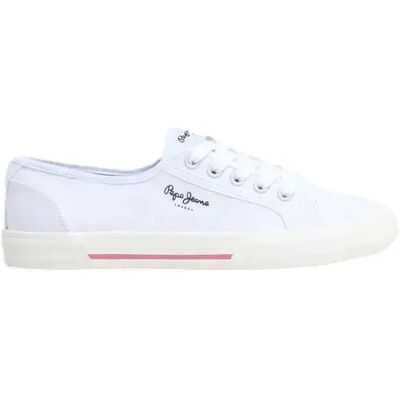 Baskets femme Pepe Jeans Basic Blanc 38 - Publicité Baskets femme Pepe Jeans Basic Blanc 38 - Publicité
