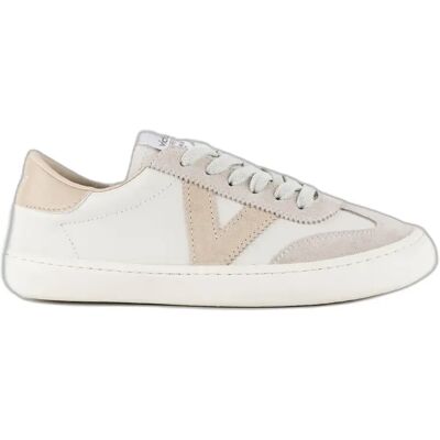 Baskets effet cuir et daim Victoria Olmo Barefoot Beige 42 - Publicité Baskets effet cuir et daim Victoria Olmo Barefoot Beige 42 - Publicité