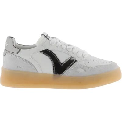 Baskets en effet cuir et métal femme Victoria Gris 39 - Publicité Baskets en effet cuir et métal femme Victoria Gris 39 - Publicité