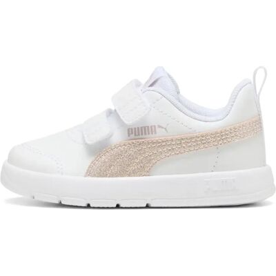 Baskets bébé Puma Courtflex v3 Glitz Blanc 23 - Publicité Baskets bébé Puma Courtflex v3 Glitz Blanc 23 - Publicité