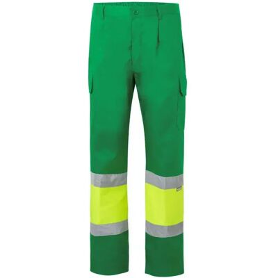 Pantalon de travail haute visibilité Velilla Vert 4XL - Publicité Pantalon de travail haute visibilité Velilla Vert 4XL - Publicité